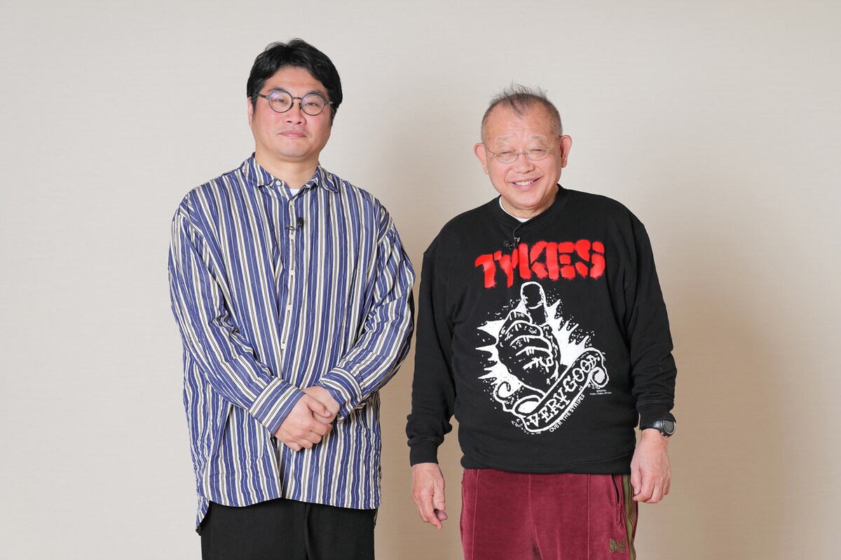 左から松尾諭、笑福亭鶴瓶。