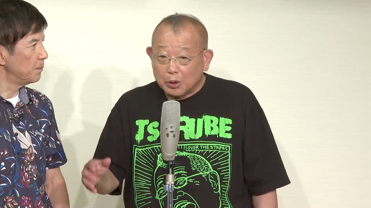 左から関根勤、笑福亭鶴瓶。