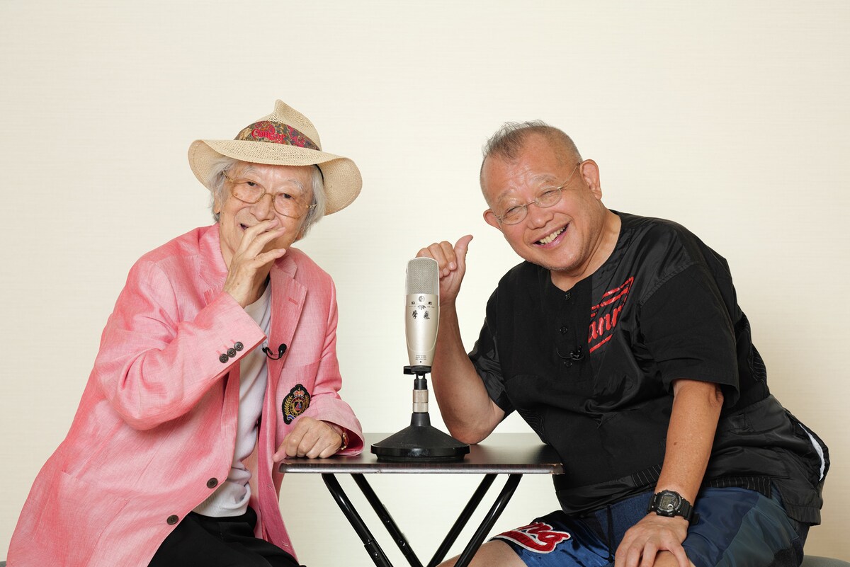 左から浜村淳、笑福亭鶴瓶。