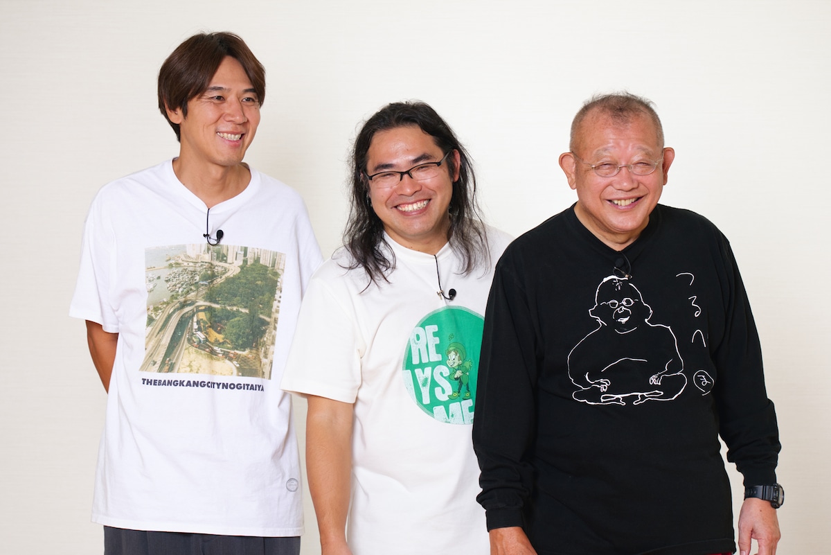 笑福亭鶴瓶とロッチ。