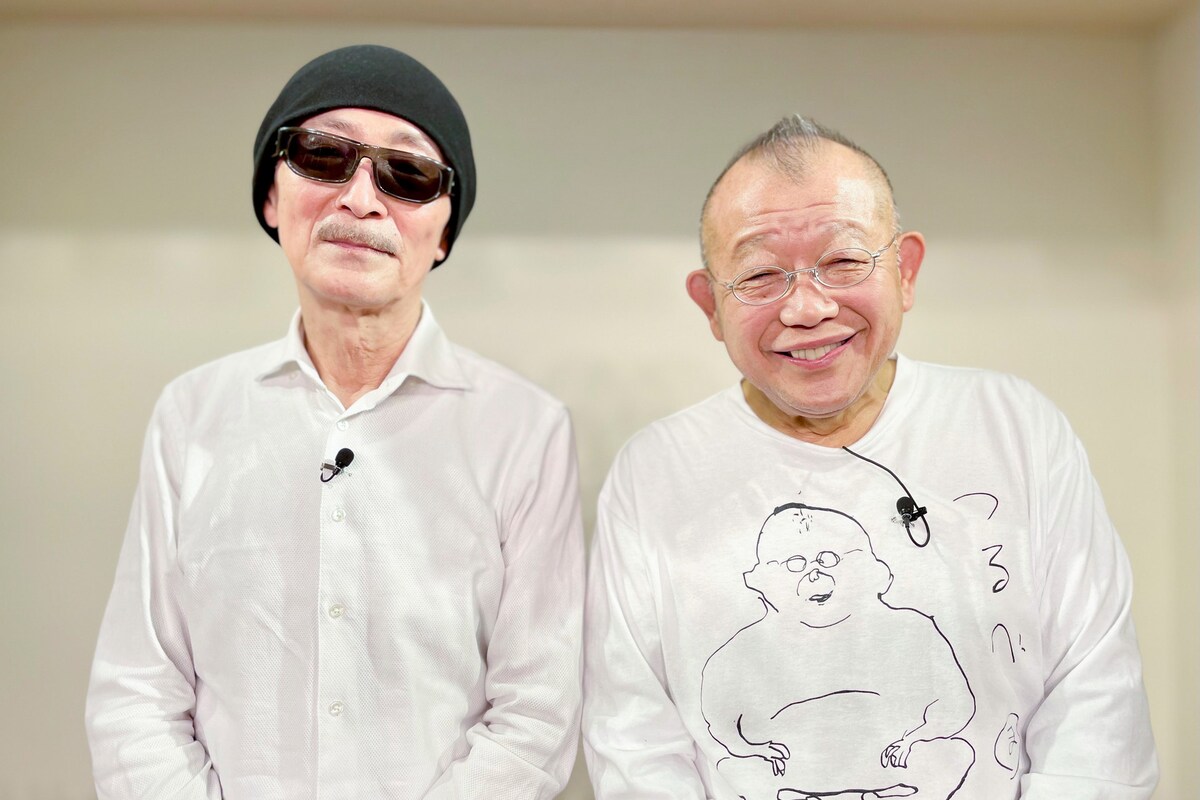 左から上田正樹、笑福亭鶴瓶。