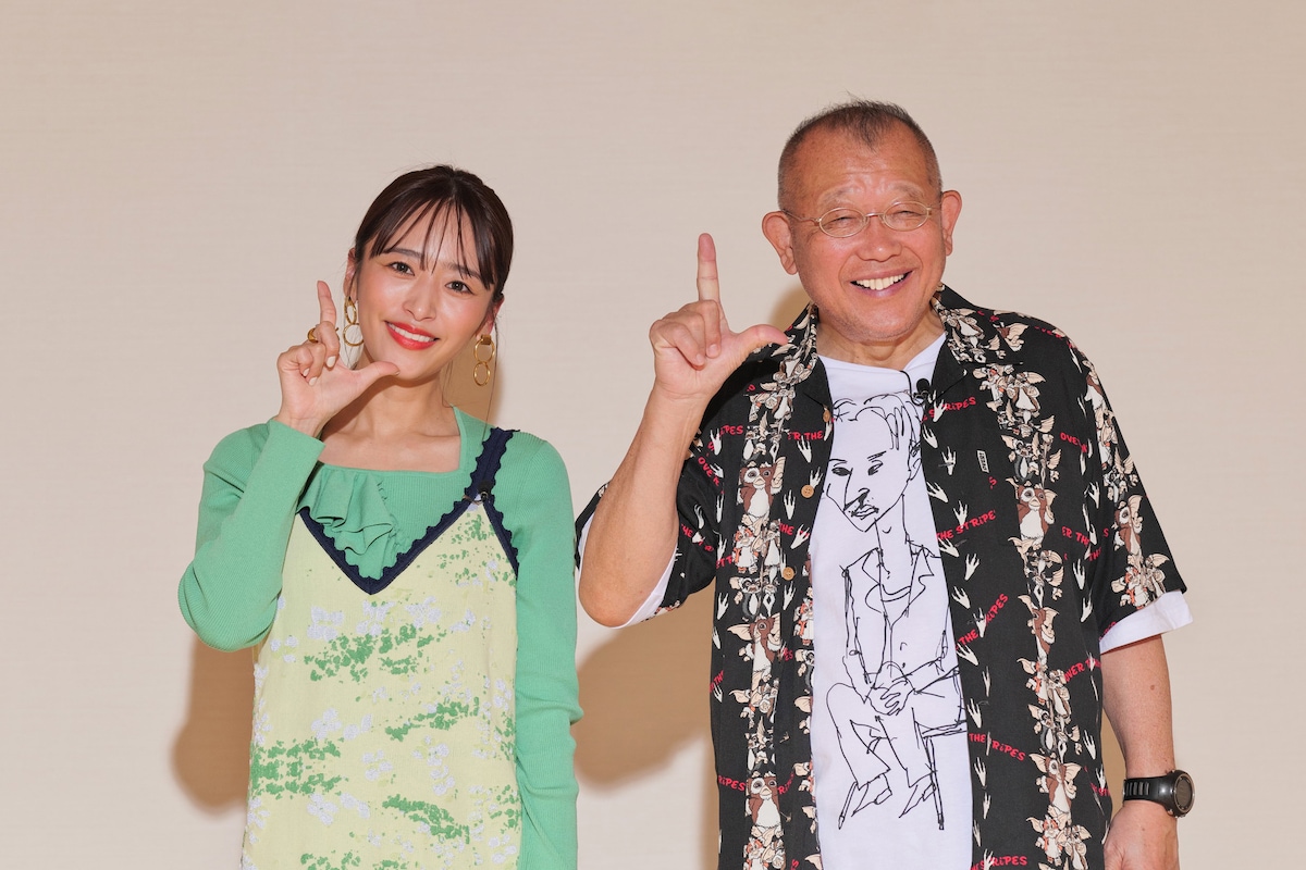 左から近藤千尋、笑福亭鶴瓶。