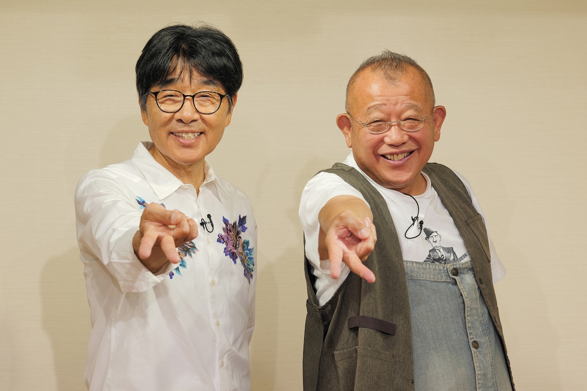 笑福亭鶴瓶と原田伸郎。