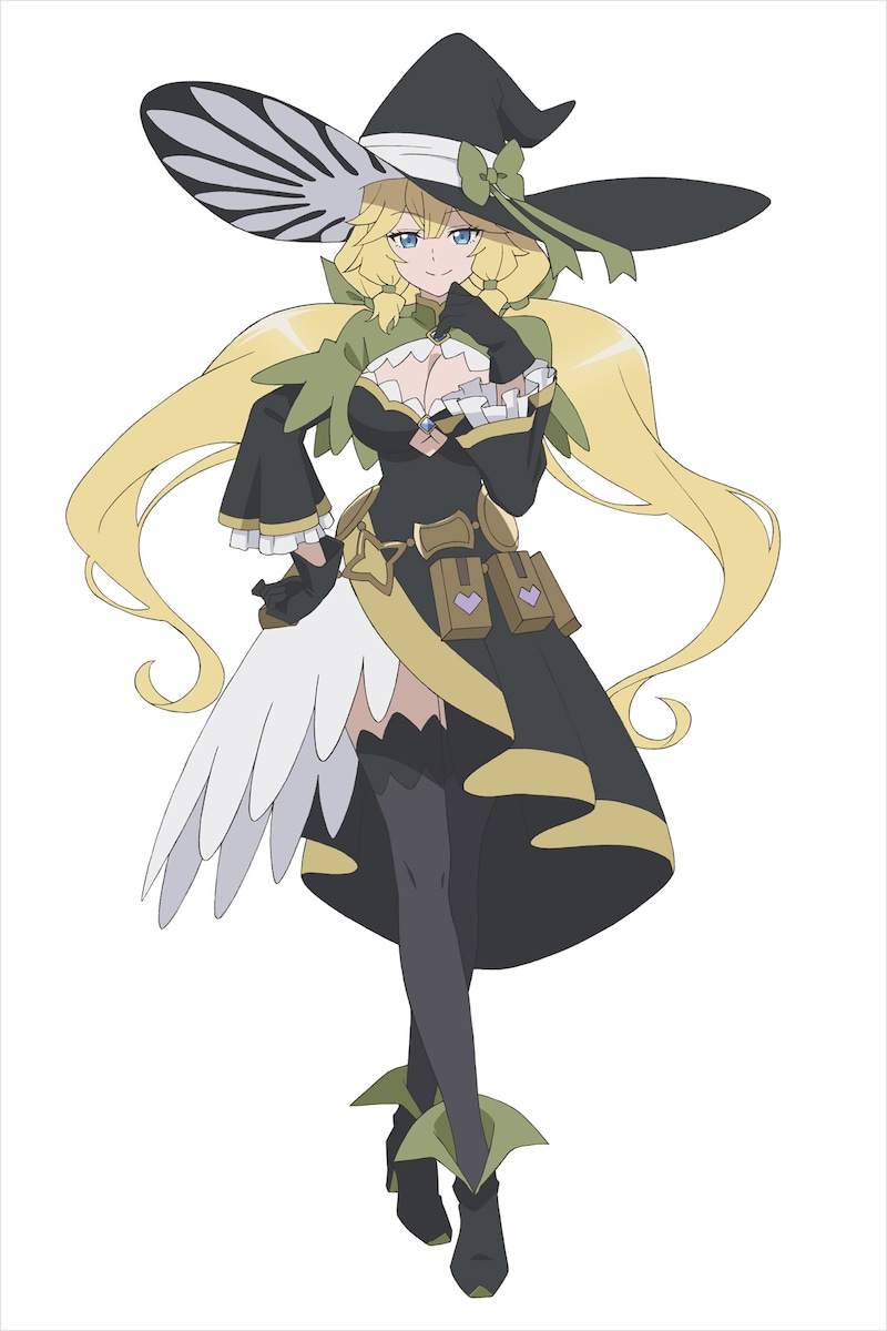 エリー(CV:真野あゆみ)。さまざまな魔法・魔術を極め、奈落のダンジョンコアの解析や制御を担当するレベル9999の禁忌の魔女。