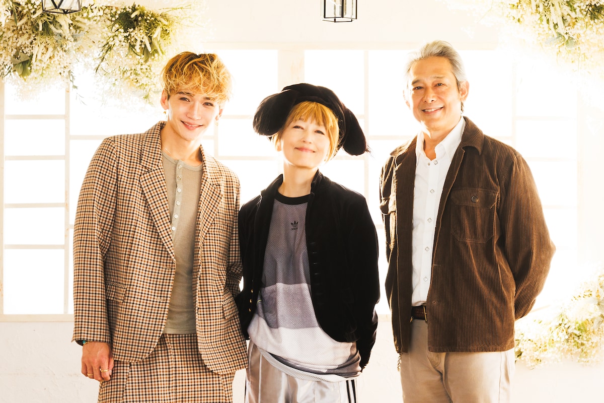 左から丘山晴己、広崎うらん、鶴見辰吾。