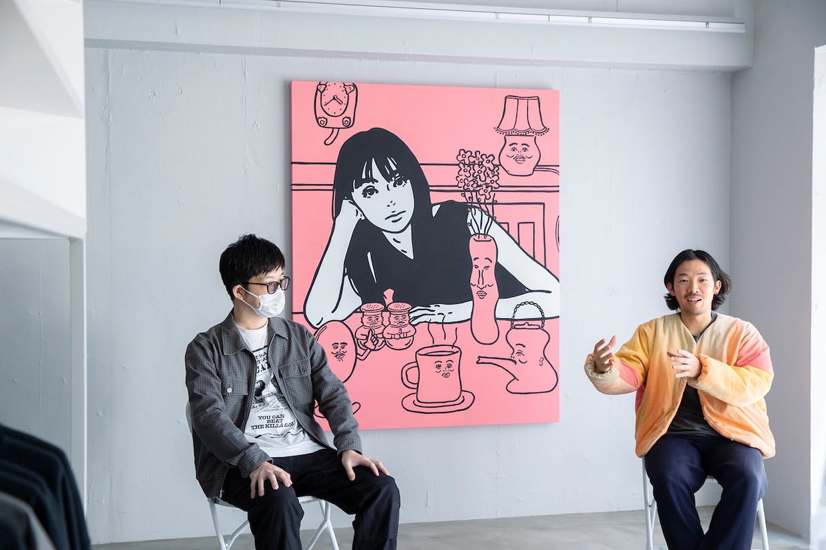 左からKYNE、NONCHELEEE。