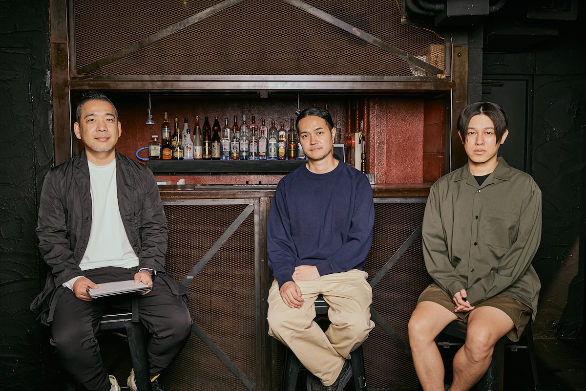 左から鈴木貴歩、武田信幸（LITE）、DÉ DÉ MOUSE。