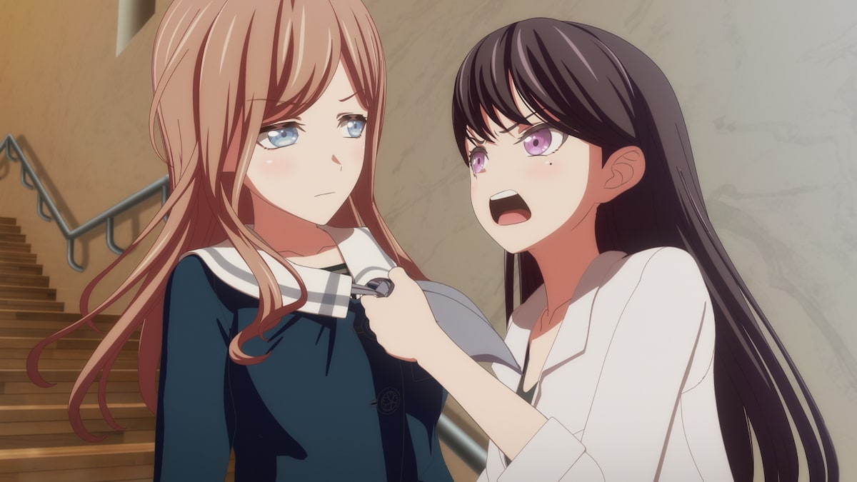 第9話より、左からそよ、立希。