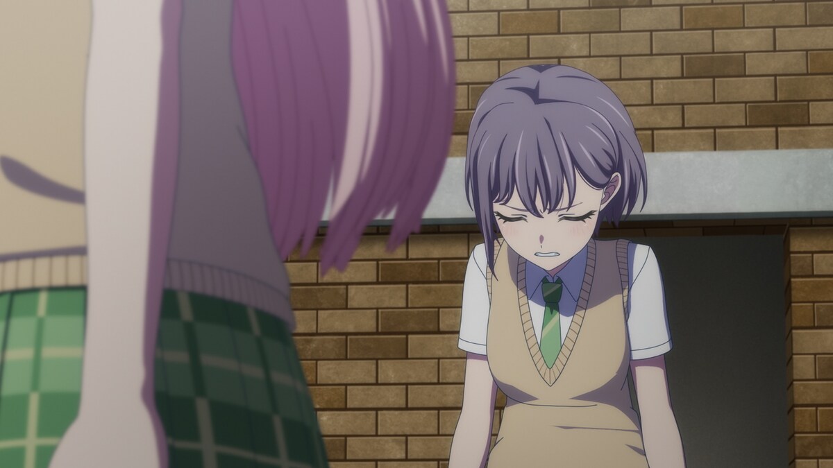 第10話より、愛音に思いをぶつける燈。