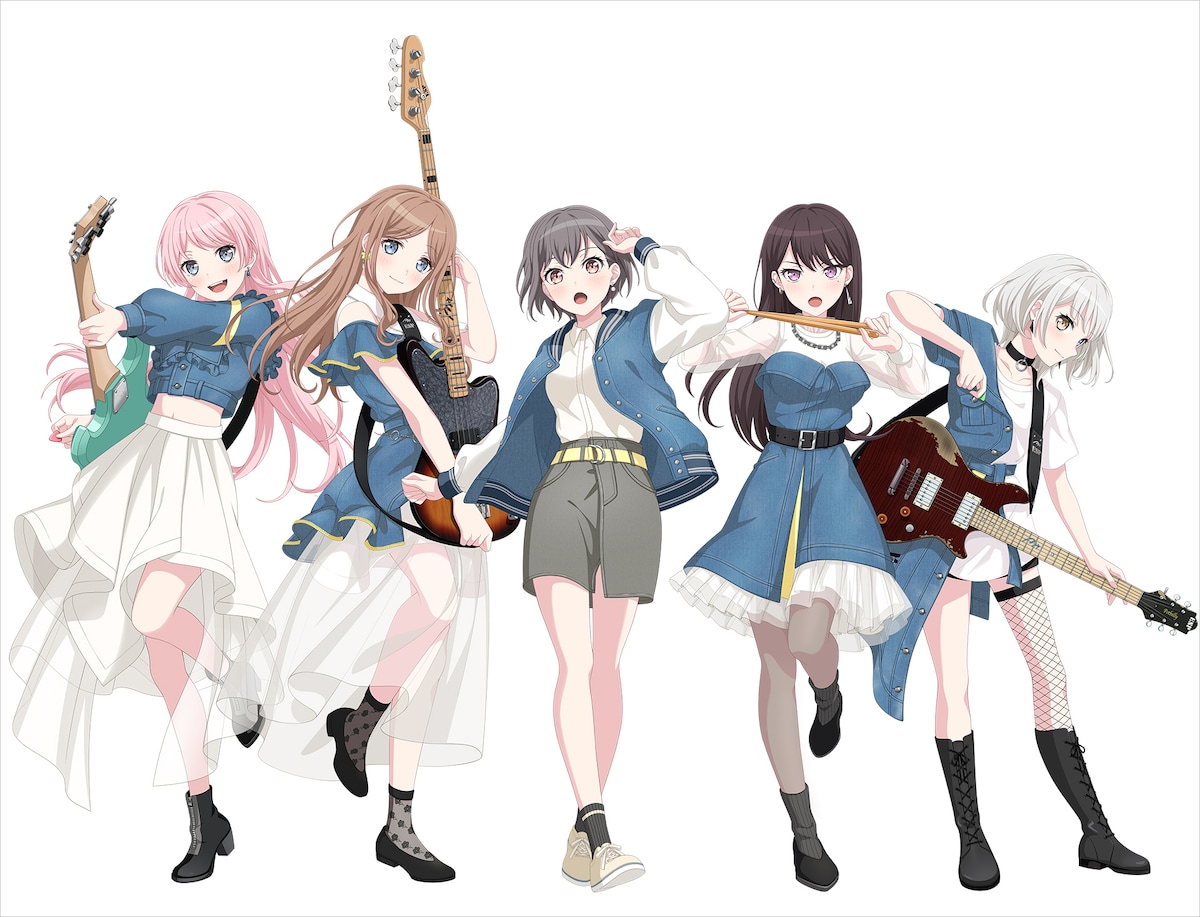 「バンドリ！ ガールズバンドパーティ！」のMyGO!!!!!ビジュアル。