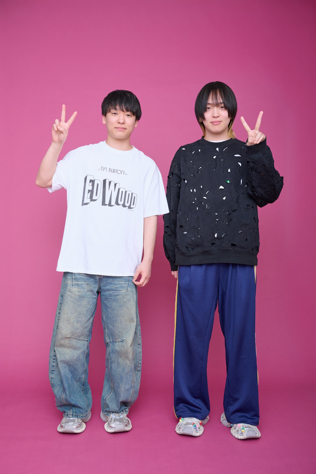 左からこうへい（セカンドバッカー）、まさみ（セカンドバッカー）。