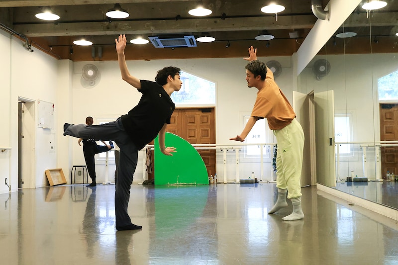 「星の王子さま」リハーサルの様子。