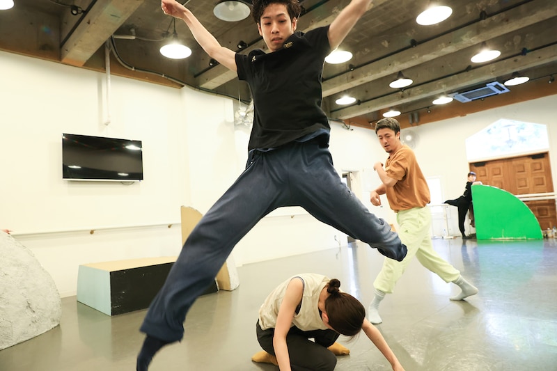 「星の王子さま」リハーサルの様子。