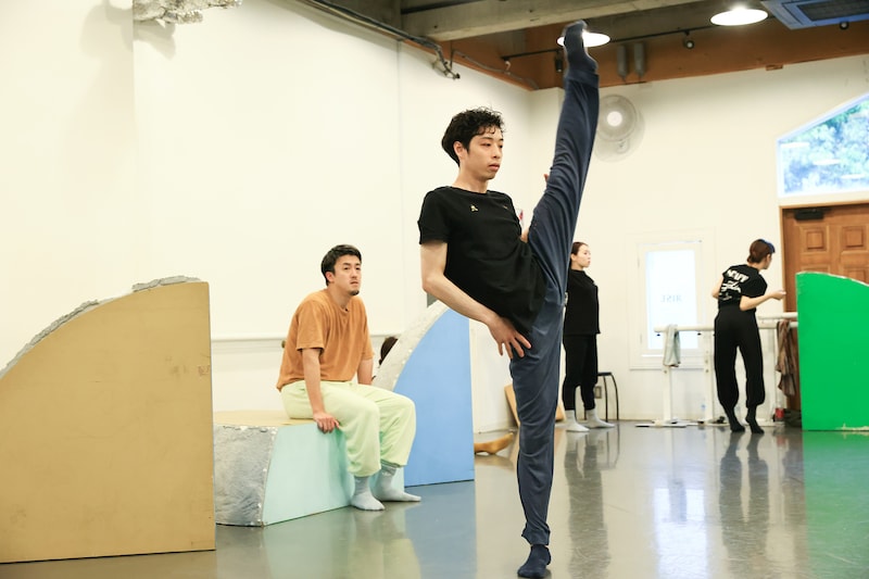 「星の王子さま」リハーサルの様子。