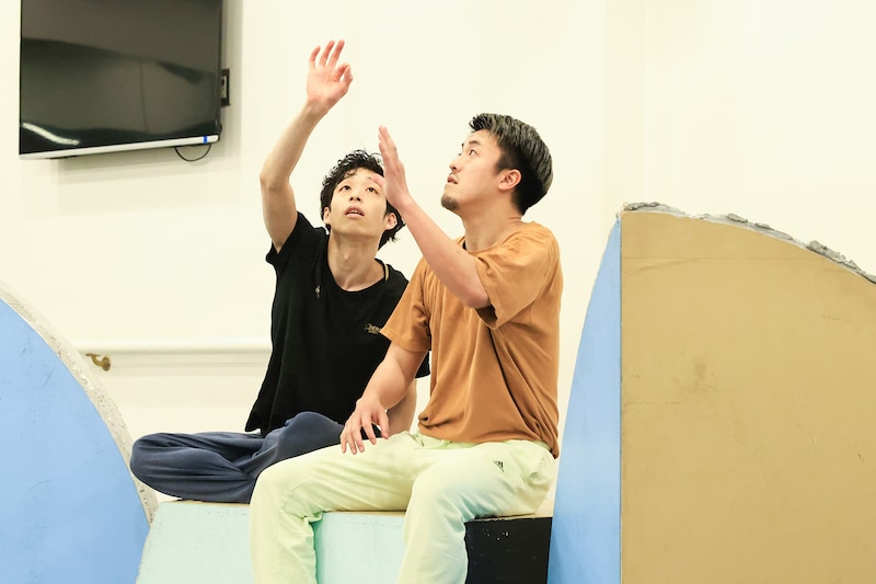 「星の王子さま」リハーサルの様子。