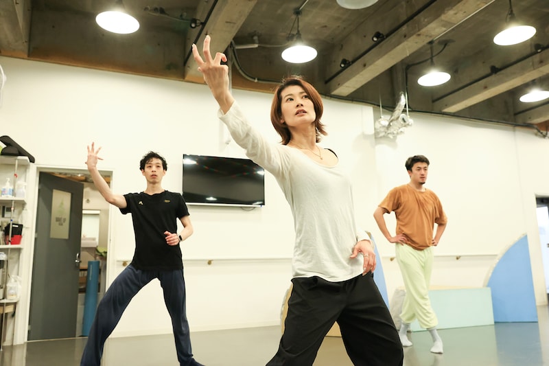 「星の王子さま」リハーサルの様子。