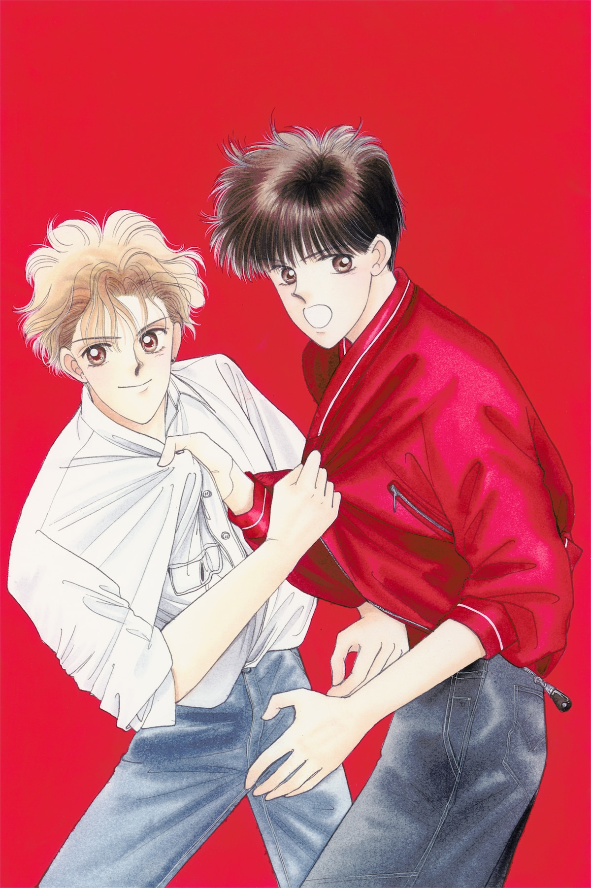 「隣のDOUBLE」のイラスト。