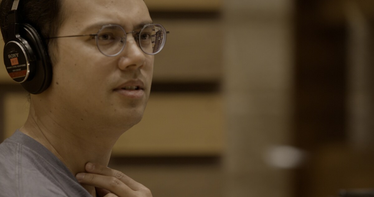 「NieR:Piano Journeys」レコーディングの様子。