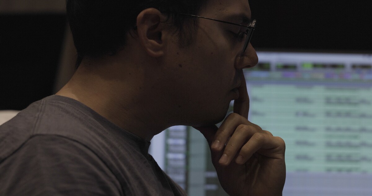 「NieR:Piano Journeys」レコーディングの様子。