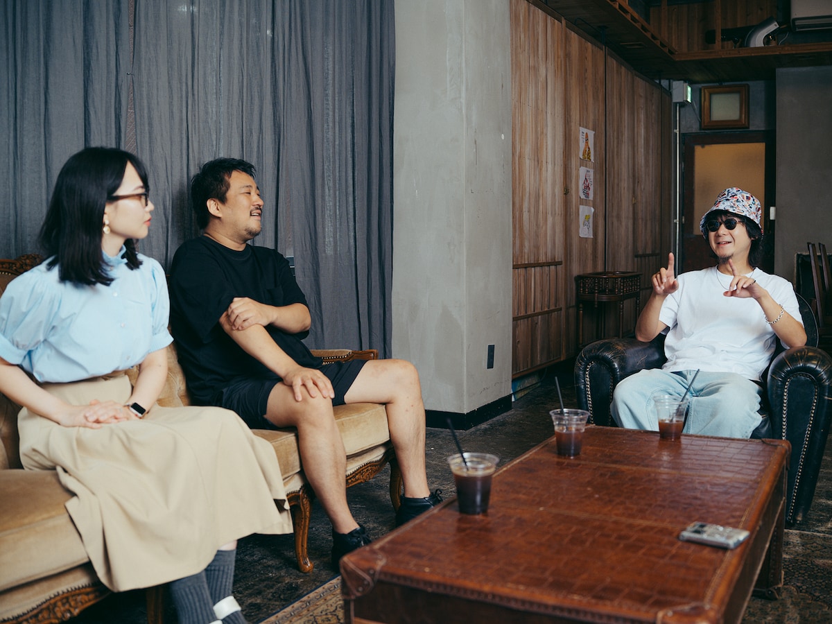 左から加藤亜利沙（三井不動産）、梁剛三（THE A.I.R BUILDING）、安藤康平（MELRAW）。