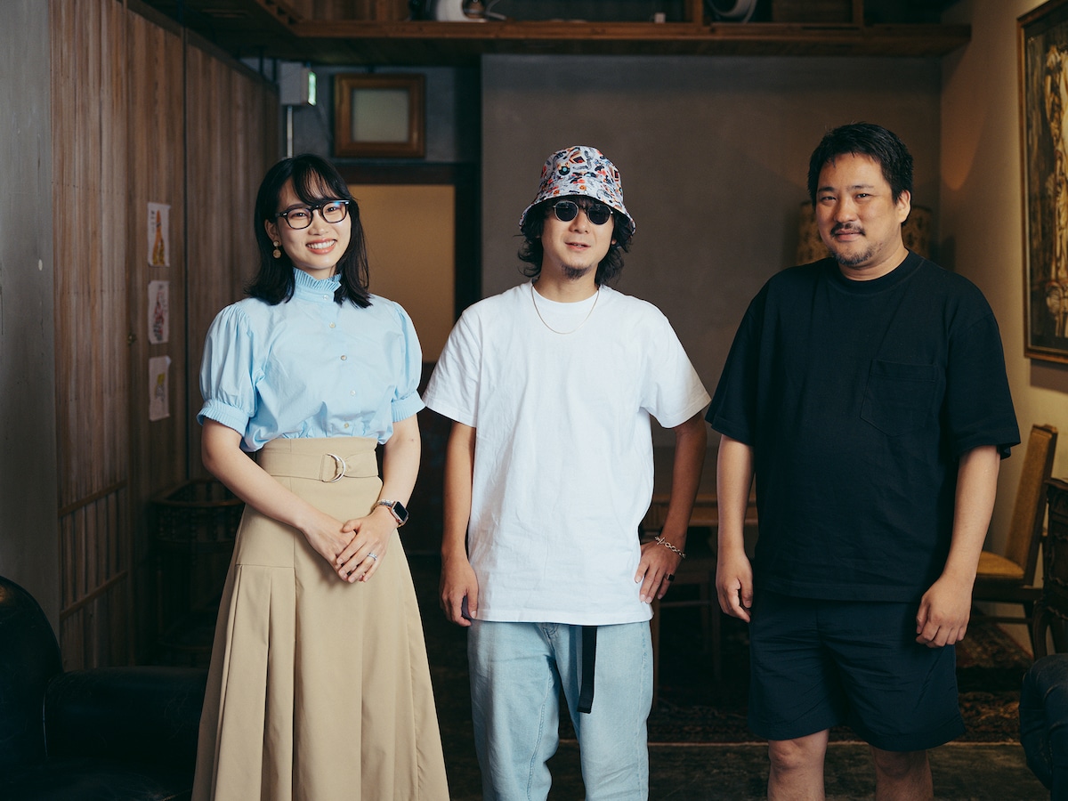 左から加藤亜利沙（三井不動産）、安藤康平（MELRAW）、梁剛三（THE A.I.R BUILDING）。