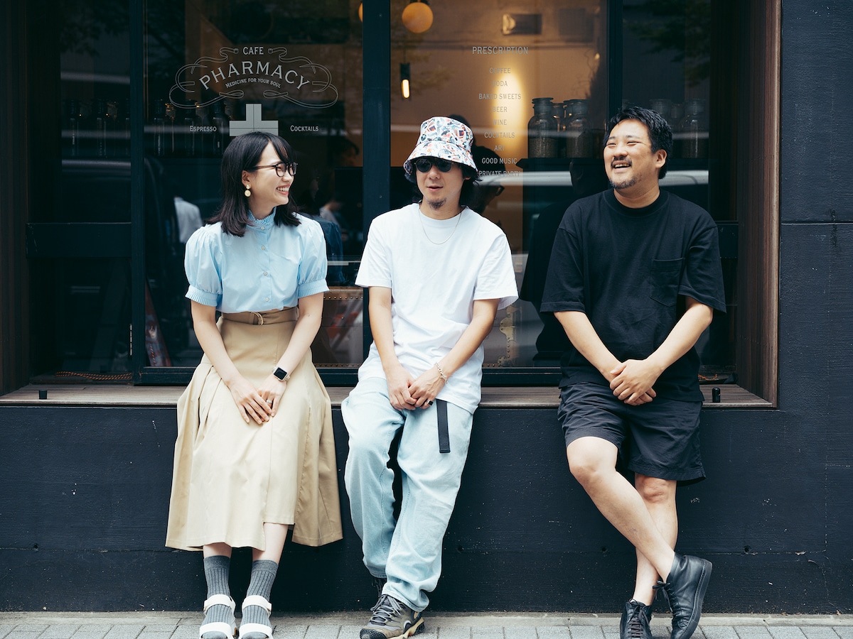 左から加藤亜利沙（三井不動産）、安藤康平（MELRAW）、梁剛三（THE A.I.R BUILDING）。