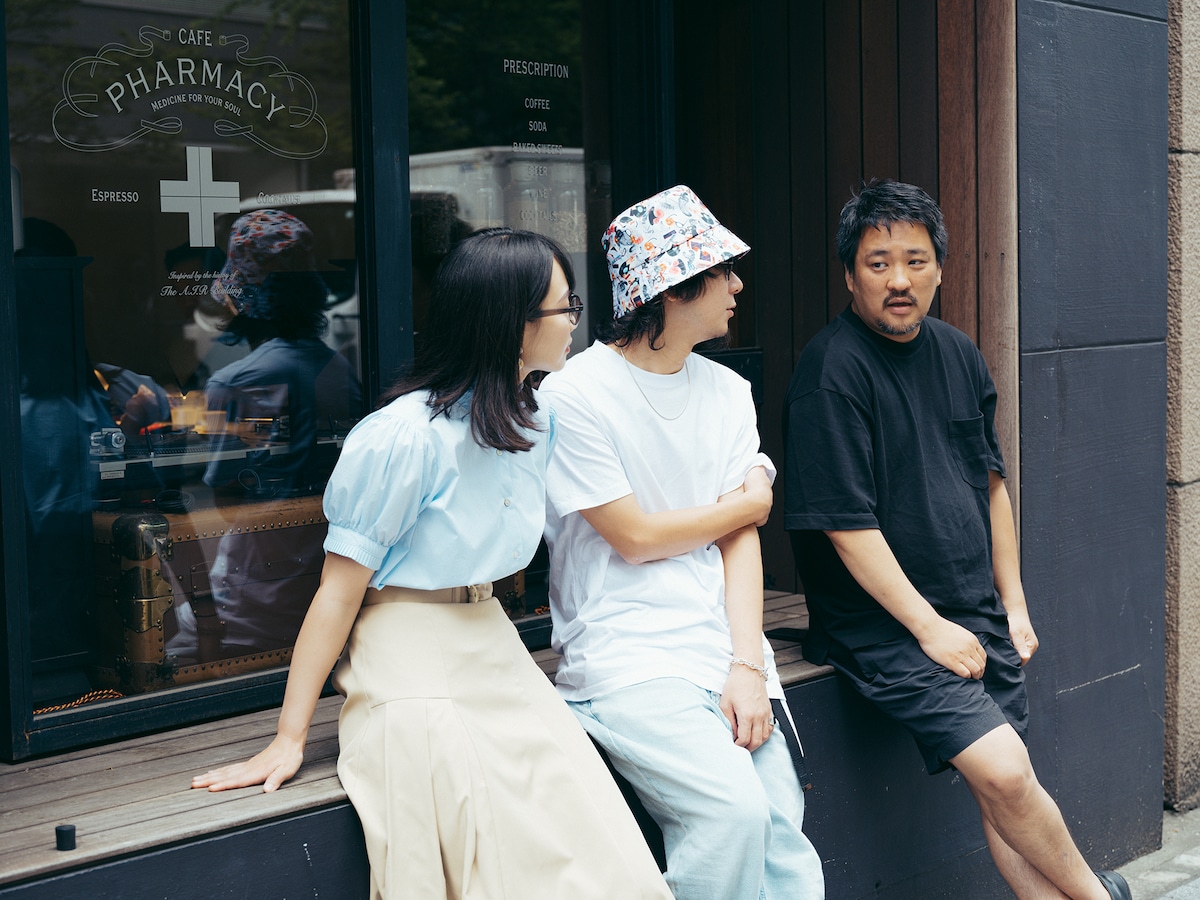 左から加藤亜利沙（三井不動産）、安藤康平（MELRAW）、梁剛三（THE A.I.R BUILDING）。