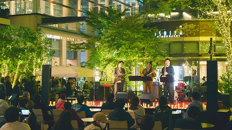 昨年11月開催「NIHONBASHI PUBLIC JAZZ」の様子。