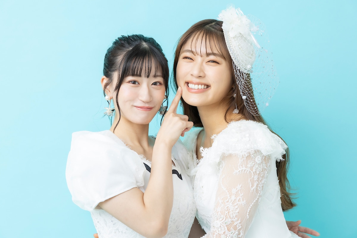 上西怜と渋谷凪咲。