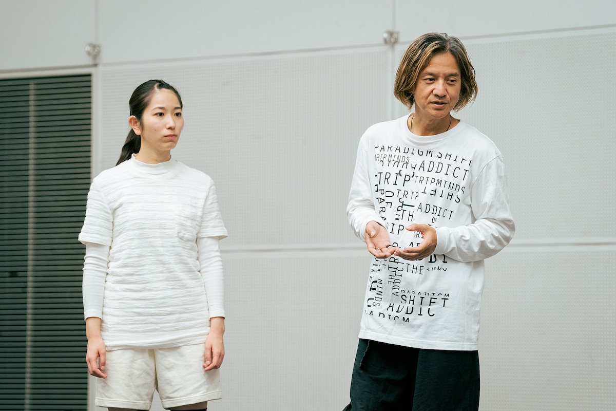 「ロミオとジュリエット」稽古の様子。