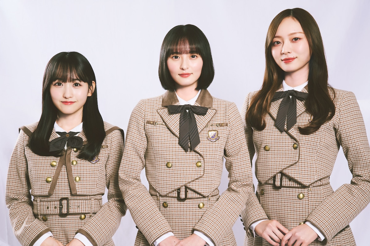 左から一ノ瀬美空、遠藤さくら、梅澤美波。