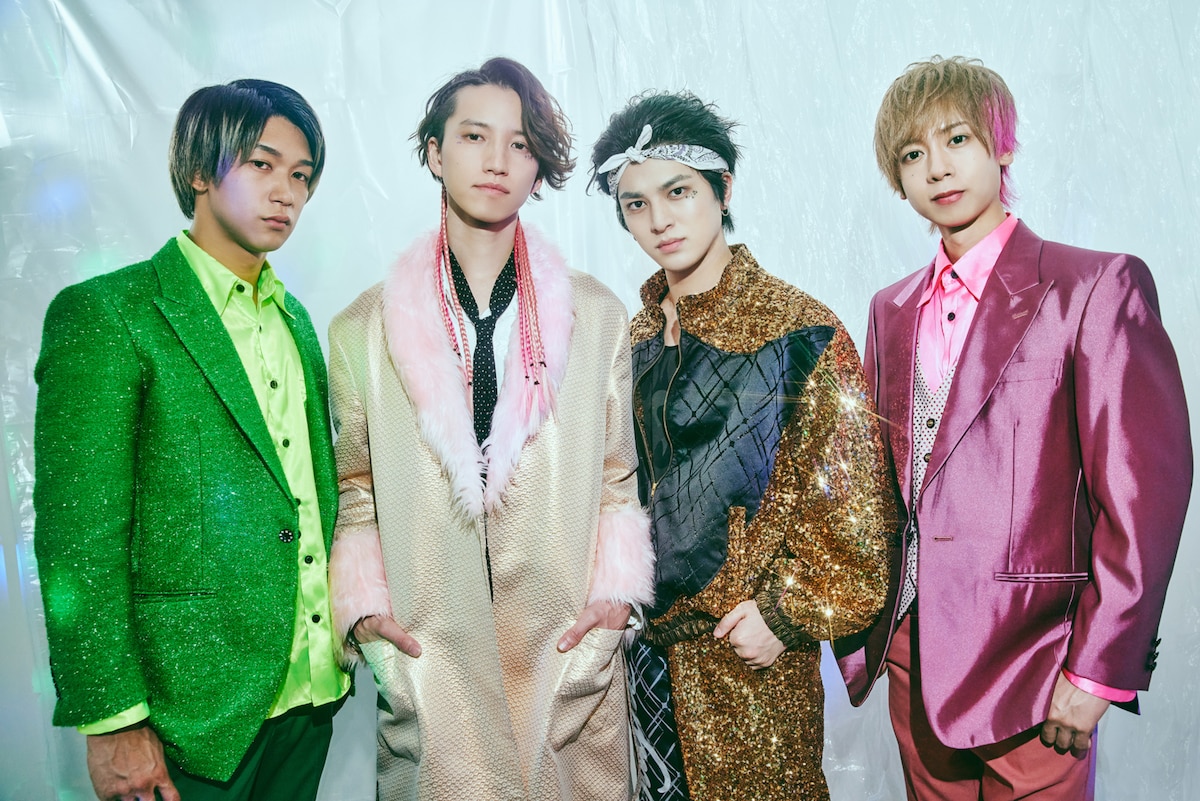 左からIGU（B2takes!!）、オジュン（NOMUZO）、コータ（NOMUZO）、奥山ピーウィー（B2takes!!）。