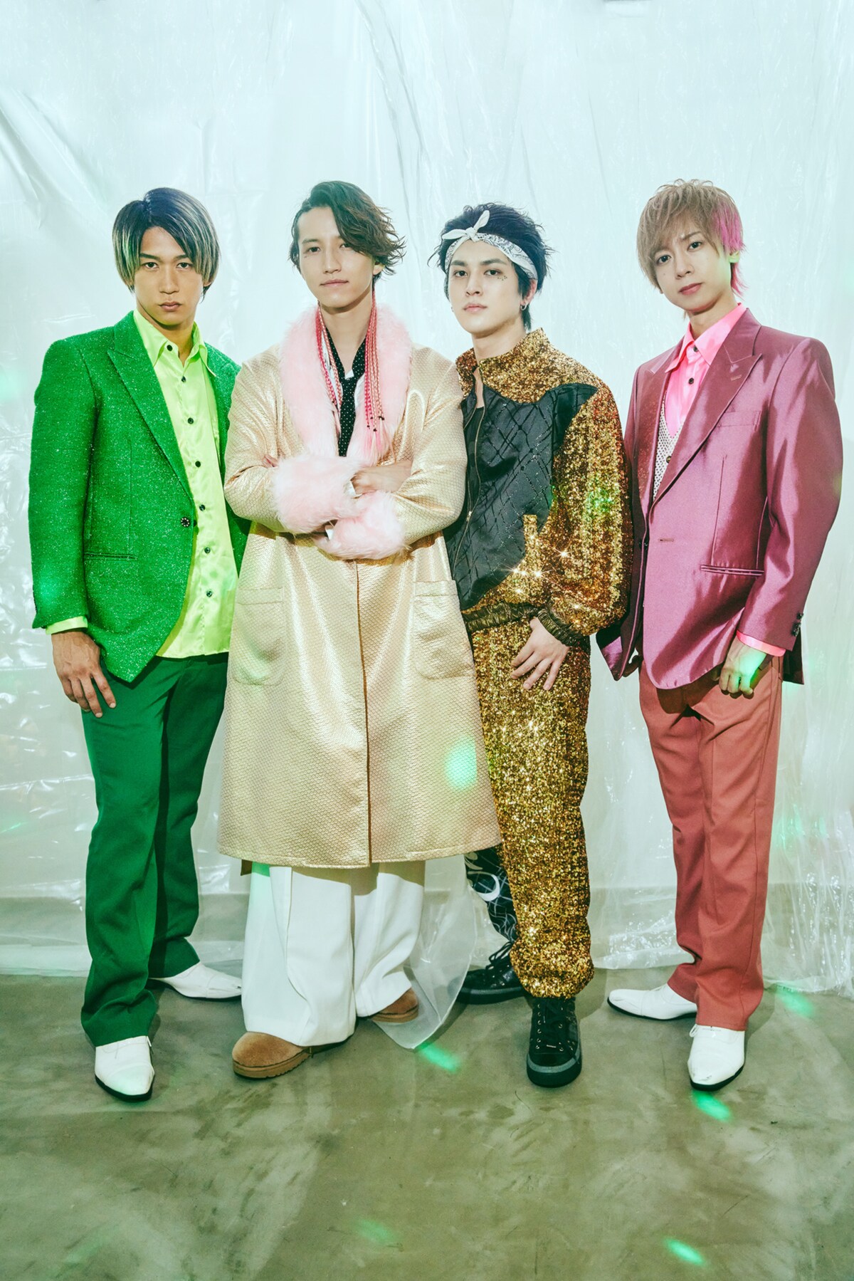 左からIGU（B2takes!!）、オジュン（NOMUZO）、コータ（NOMUZO）、奥山ピーウィー（B2takes!!）。