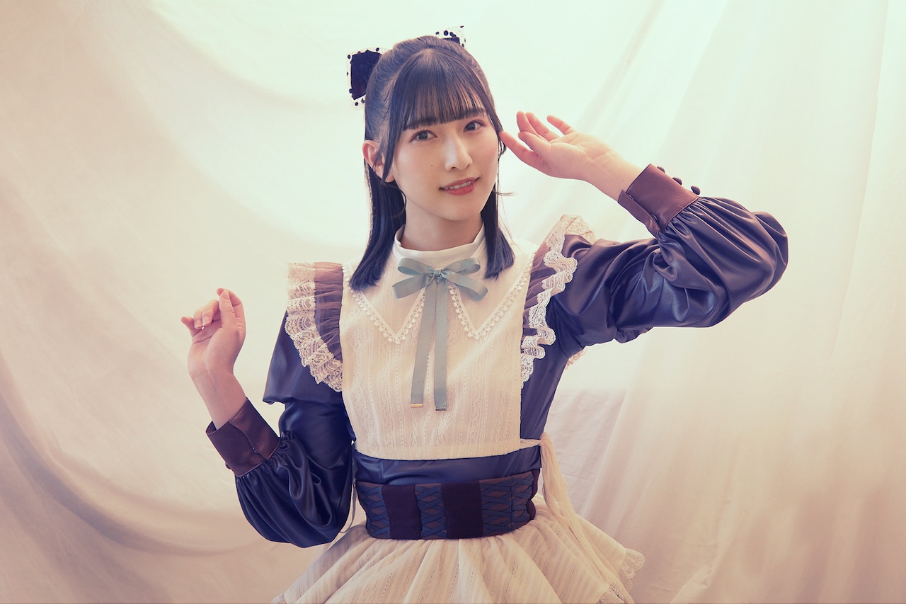 ノイミー ≠ME チョコレートメランコリー 歌唱衣装 生写真 直筆 蟹沢萌子 Official photo (female) / idol / ≠ ME ◇ Not Equal Me