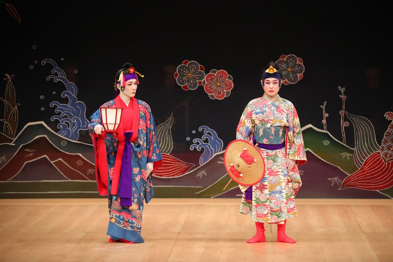 国立劇場おきなわ 組踊「執心鐘入」（2021年）より。