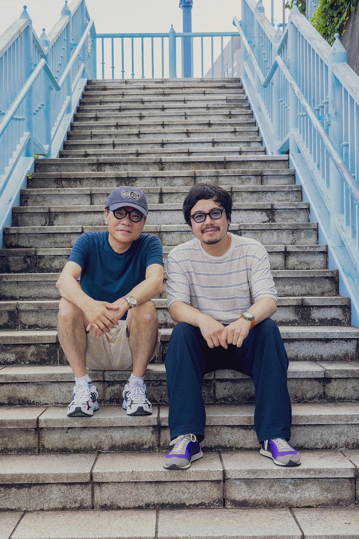 左からいとうせいこう、高橋一（思い出野郎Aチーム）。