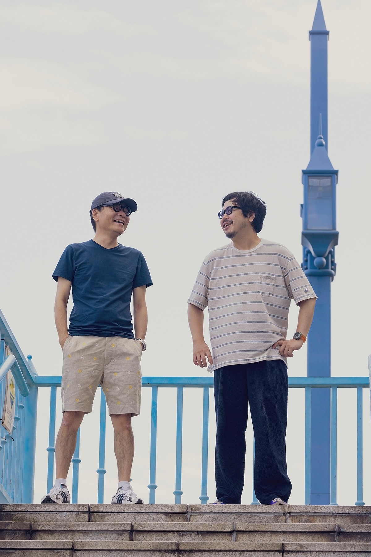 左からいとうせいこう、高橋一（思い出野郎Aチーム）。