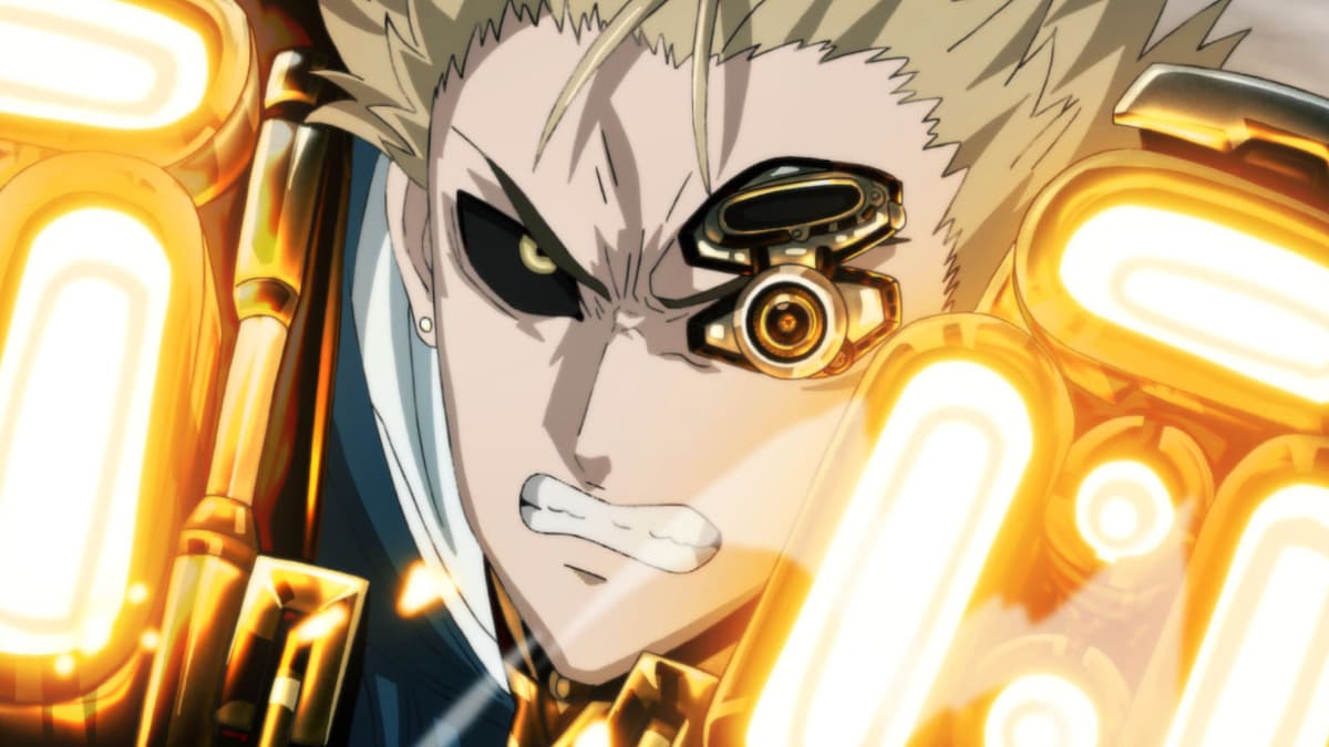 アニメ「ワンパンマン」#24（第2期・第12話）より、ジェノス。