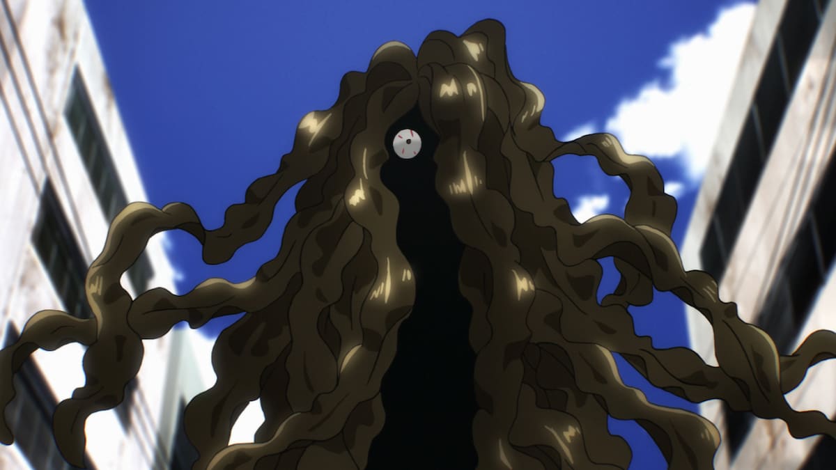 アニメ「ワンパンマン」#06（第1期・第6話）より、昆布インフィニティ。