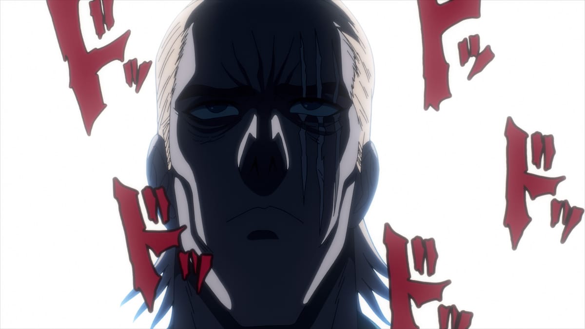 アニメ「ワンパンマン」#30（第3期・第6話）より、周囲からはキングエンジンと恐れられる、自らの心臓の音を鳴らすキング。