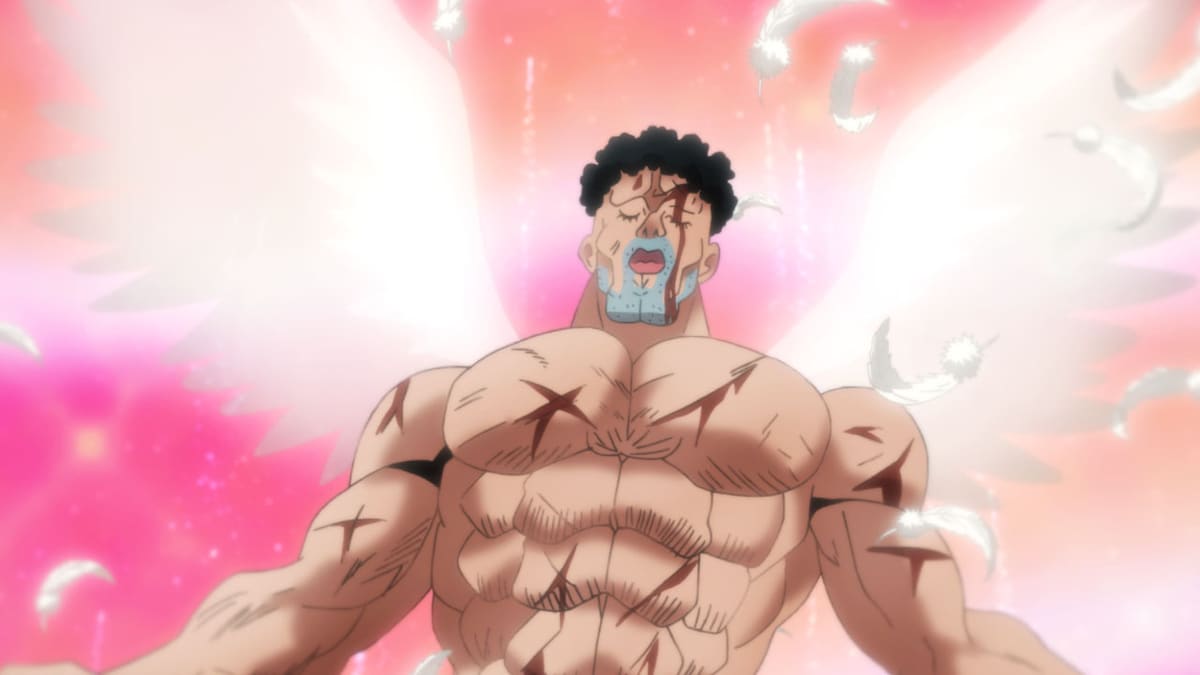 アニメ「ワンパンマン」#21（第2期・第9話）より、ぷりぷりプリズナー。