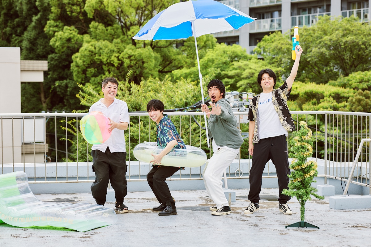 左から佐藤正和、葉山昴、杉田大祐、松本哲也。