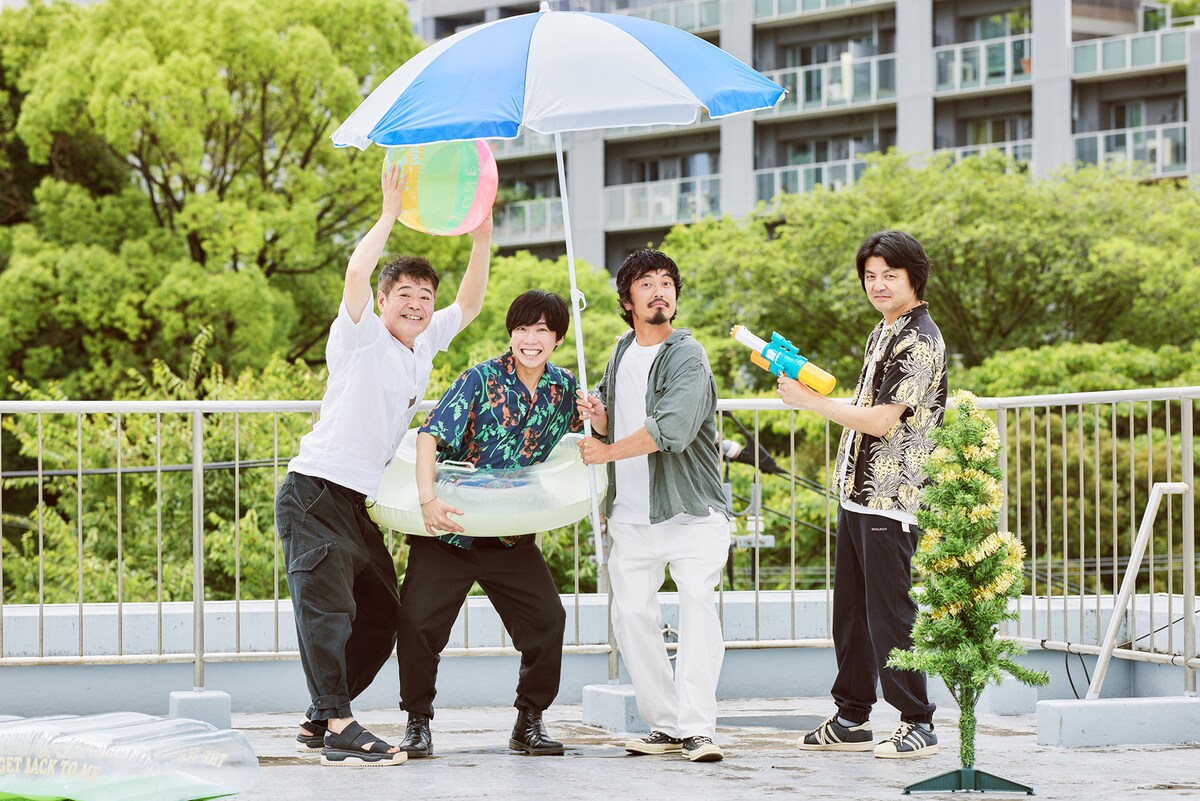 左から佐藤正和、葉山昴、杉田大祐、松本哲也。