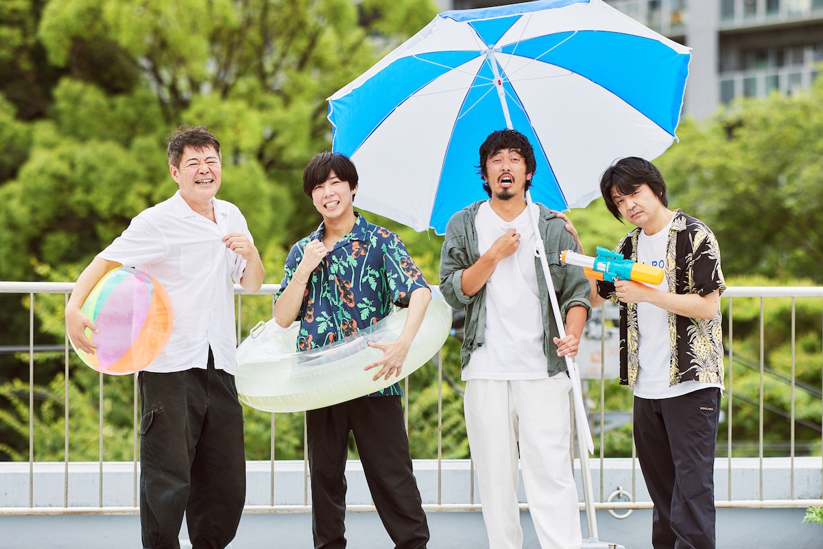 左から佐藤正和、葉山昴、杉田大祐、松本哲也。