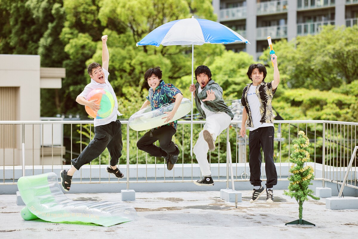 左から佐藤正和、葉山昴、杉田大祐、松本哲也。