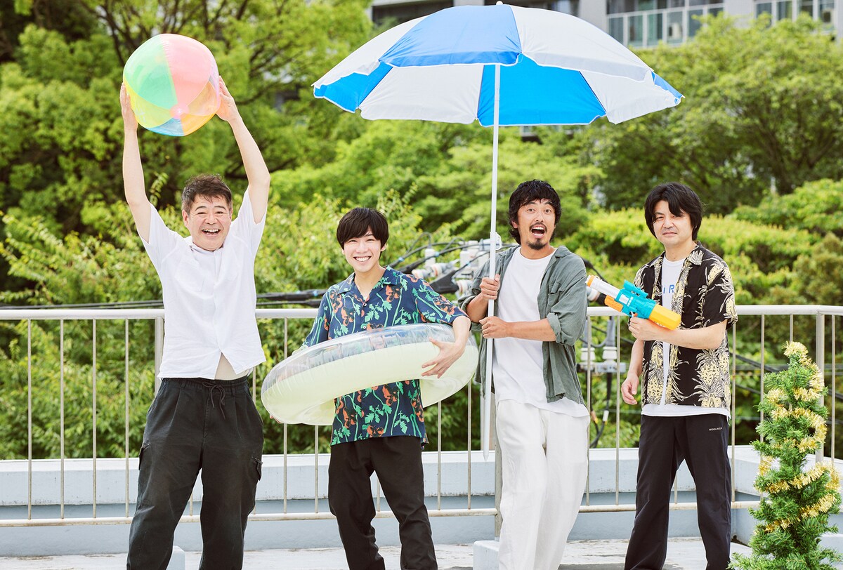 左から佐藤正和、葉山昴、杉田大祐、松本哲也。