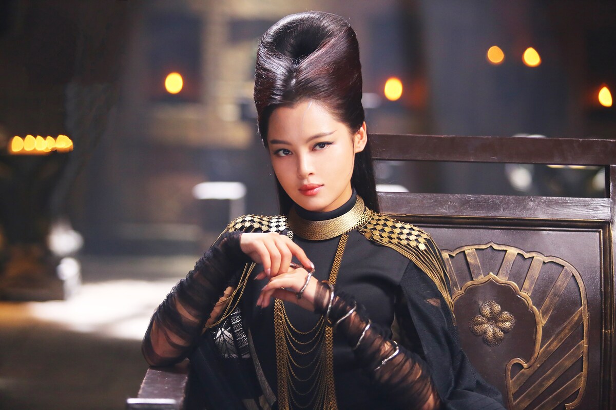 「狼殿下‐Fate of Love‐」より、シン・ジーレイ演じる遥姫。