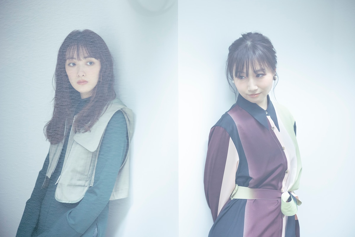 左から長屋晴子(緑黄色社会 / Vo, G)、大塚 愛。