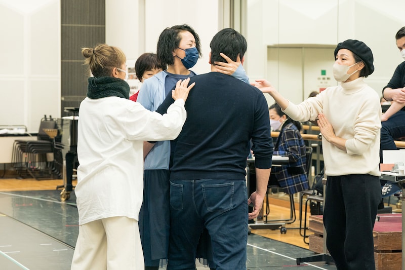 「田舎騎士道(カヴァレリア・ルスティカーナ)」稽古の様子。