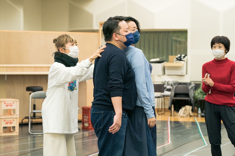 「田舎騎士道(カヴァレリア・ルスティカーナ)」稽古の様子。